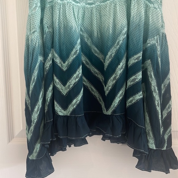 ✨SOLD✨Free People Ombré boho tunic top - Picture 2 of 9